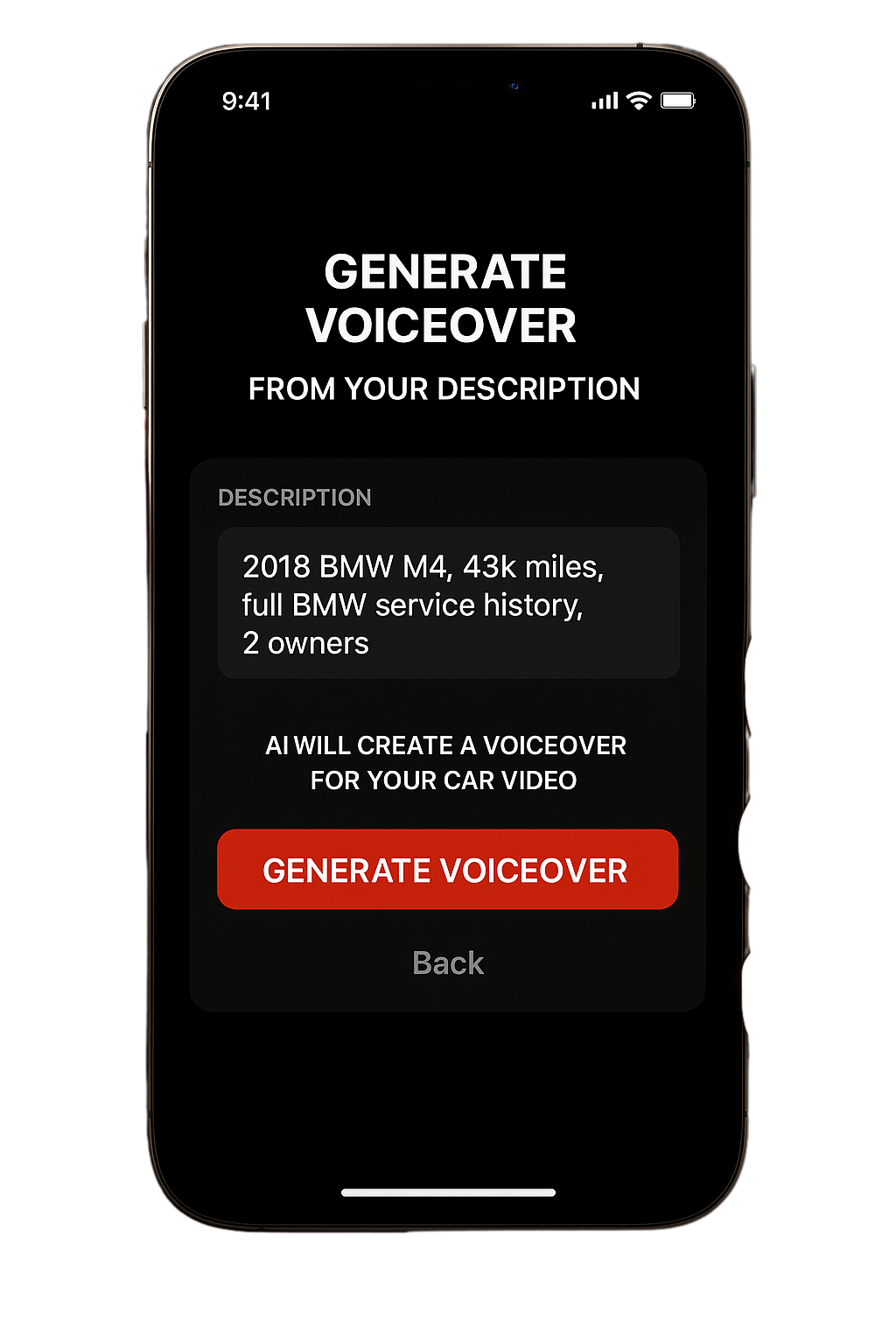 Generate Voiceover